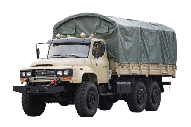 6×6 ອັບເກຣດ EQ2100E6D off-road special truck_six-wheel drive 245 tip 140 truck_DFລົດຂົນສົ່ງທະຫານຫົວຍາວແບບຄລາສສິກ 190 ແຮງມ້າ