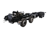 Yuchai 420/Weichai 500 HP 8×4 ຮົ້ວສາງສິນຄ້າປະເພດ III chassis transport truck manufacturers_15/20/25/30/35/40/50/60 ໂຕນລົດຜັກ ແລະ ໝາກໄມ້ສີ່ເພົາ, ແກະ ແລະ ໝູ ເວທີການປັບແຕ່ງລົດບັນທຸກໜ້າ ແລະ ແປດຫຼັງ DF