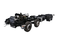 Yuchai 420/Weichai 500 HP 8×4 ຮົ້ວສາງສິນຄ້າປະເພດ III chassis transport truck manufacturers_15/20/25/30/35/40/50/60 ໂຕນລົດຜັກ ແລະ ໝາກໄມ້ສີ່ເພົາ, ແກະ ແລະ ໝູ ເວທີການປັບແຕ່ງລົດບັນທຸກໜ້າ ແລະ ແປດຫຼັງ DF