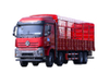 500 horsepower 8×4 warehouse gate transport truck manufacturers_9.6m flower fence four bridge warehouse fence high rail truck customization_four front and eight rear DF grille trucks 20/25/30/35/40 ໂຕນ quotation