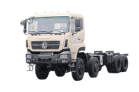 8×8 warehouse transport chassis manufacturers Cummins 420/Weichai 500/Yuchai 375 horsepower_15/20/25/30/35/40/50/60 ໂຕນ ຜັກສີ່ເພົາ, ໝາກໄມ້, ງົວ, ແກະ ແລະລົດບັນທຸກໝູ customization_8×4 front four and rear eight DF exca pallet truck
