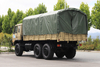Removable tarpaulin pole Cummins 190/Weichai 210 horsepower EQ2102G off-road special truck manufacturers_Six-wheel drive desert 245 flat head 153 transport car configuration_6×6DF ລາຄາລົດບັນທຸກລົດທະຫານຄລາສສິກ