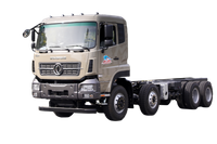 Weichai 375/Yuchai 420/Cummins 500 HP 8×4 flatbed transport chassis producer_15/20/25/30/35/40/50/60 ໂຕນ ຜັກສີ່ເພົາ, ໝາກໄມ້, ງົວ, ແກະ ແລະ ໝູ ປັບແຕ່ງລົດບັນທຸກສີ່ຫຼ່ຽມດ້ານໜ້າ ແລະ ຫລັງ DF excavator platform