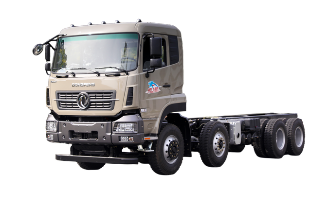 Weichai 375/Yuchai 420/Cummins 500 HP 8×4 flatbed transport chassis producer_15/20/25/30/35/40/50/60 ໂຕນ ຜັກສີ່ເພົາ, ໝາກໄມ້, ງົວ, ແກະ ແລະ ໝູ ປັບແຕ່ງລົດບັນທຸກສີ່ຫຼ່ຽມດ້ານໜ້າ ແລະ ຫລັງ DF excavator platform
