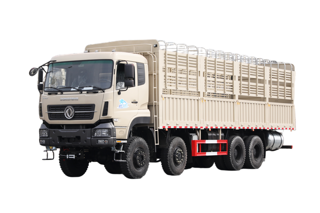 8×8 warehouse transport chassis producer Cummins 420/Weichai 500/Yuchai 375 horsepower fence truck_15/20/25/30/35/40/50/60 ໂຕນ ຜັກສີ່ເພົາ, ໝາກໄມ້, ງົວ, ແກະ ແລະລົດບັນທຸກໝູ customization_8×4 front four and rear platform eight {[tcav3]