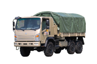 11R18DFEQ2082 ລົດບັນທຸກເບົາ 2.5 ໂຕນ 6-wheel_sales ເບີໂທລະສັບ 170 horsepower modified flat-head off-road truck_'Bobcat' series 6*6 special vehicle configuration plan manufacturers custom 335/80R20 Warrior desert tires