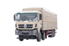 Yuchai 420/Weichai 500 HP 8×4 warehouse fence transport truck manufacturers_15/20/25/30/35/40/50/60 ໂຕນ ສີ່ເພົາຜັກ, ໝາກໄມ້, ງົວ, ແກະ ແລະ ໝູ customization_Four front and eight rear truck DF quotations